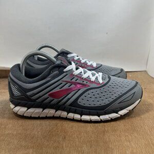 Brooks Ariel 18 Women's Size 9 Comfort Running Shoes Gray Pink